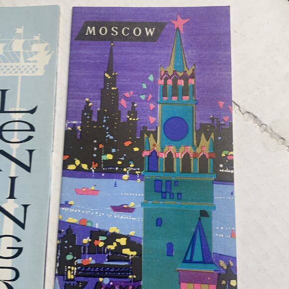 Vtg Soviet Union Socialist Republic Travel Brochure Moscow Leningrad 1970’s Eng - Picture 2 of 8
